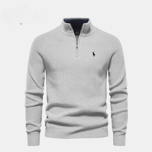 R&L™ Maglione mezzo-zip